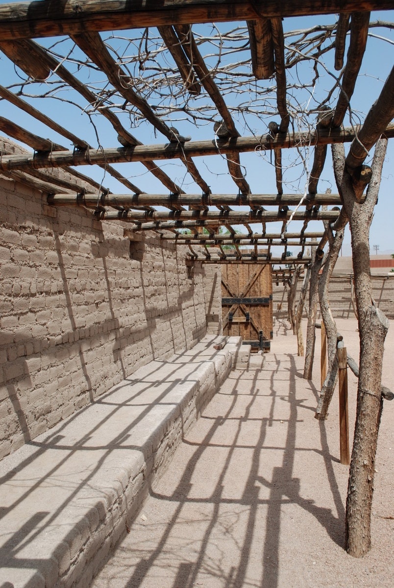 Old Las Vegas Mormon Fort, a Nevada State Park located near Henderson ...